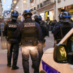 Police officers responding to a protest representing the qualified immunity standard addressed by the Supreme Court